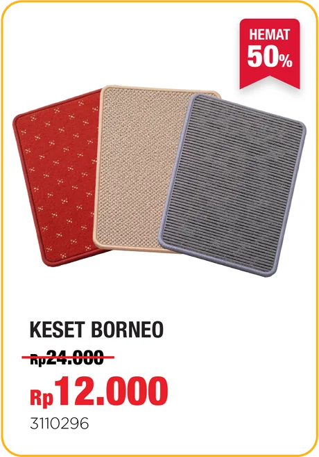 Keset Borneo — Rp12.000